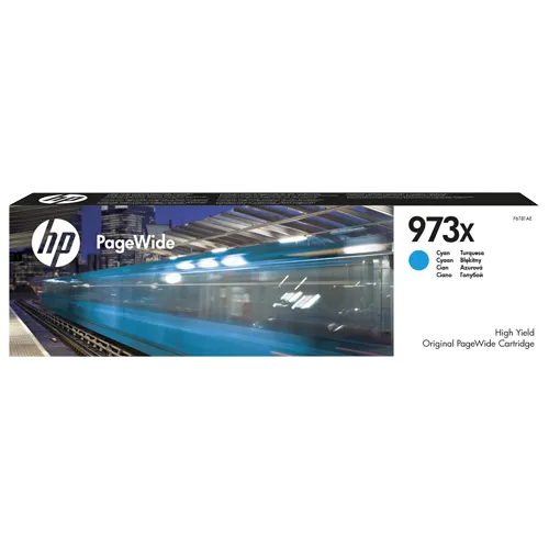 HP kertridž 973X High Yield Cyan Original PageWide - F6T81AE