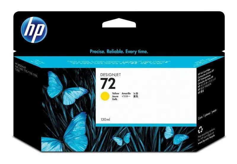 HP Kertridz No.72 Yellow 130ml (C9373A)