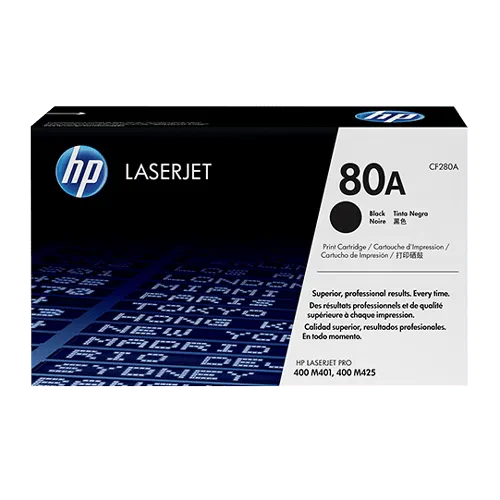 HP Toner 80A (Black) - CF280A