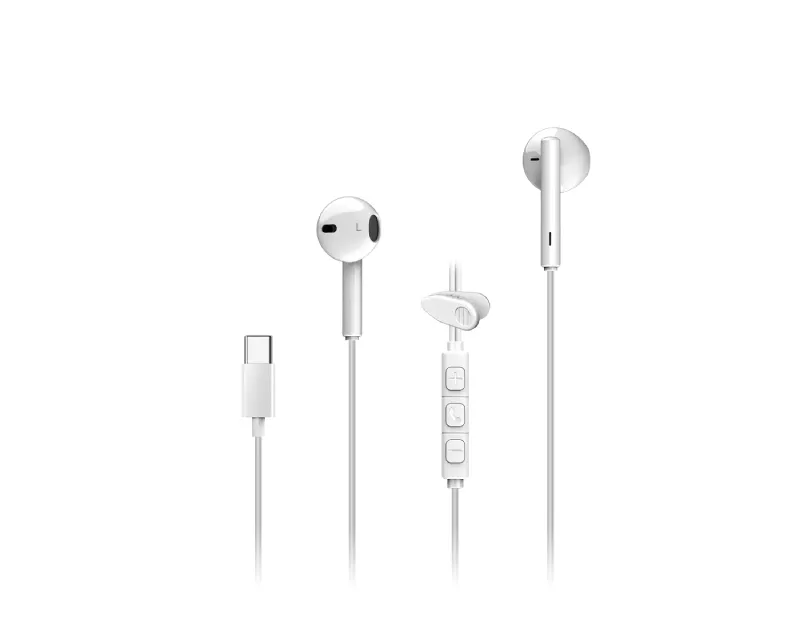 HS-M366 USB C slušalice sa mikrofonom bele