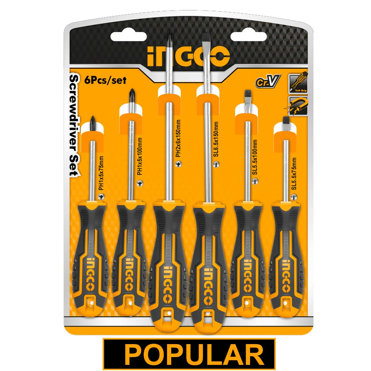 INGCO Set odvijač 6/1 HKSD0628