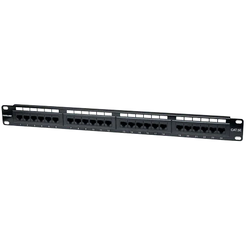 INTELLINET Patch panel 24-Port Cat5e UTP 110/Krone 1U  Panel
