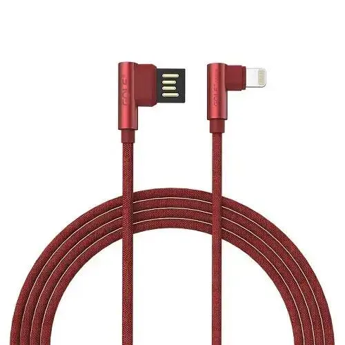 Iphone kabl 1m 90° GOLF GC-48m red