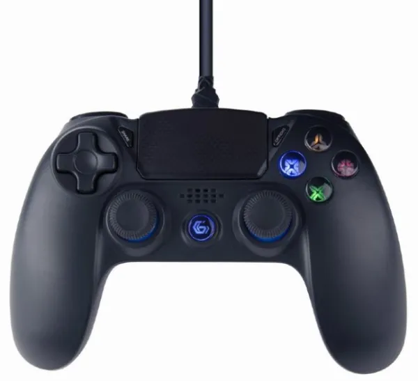 JPD-PS4U-01 Gembird USB 2.0 analog vibration gamepad PlayStation 4 / PC 3m black