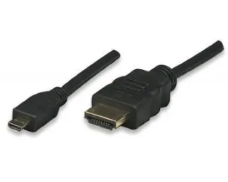 Kabl HDMI (M) - HDMI Mikro-D (M) 1.5m crni