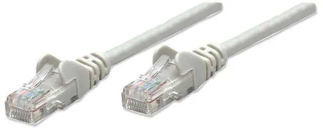 Kabl Intellinet Patch Cat6 compatible U/UTP 0.25 m sivi 739900