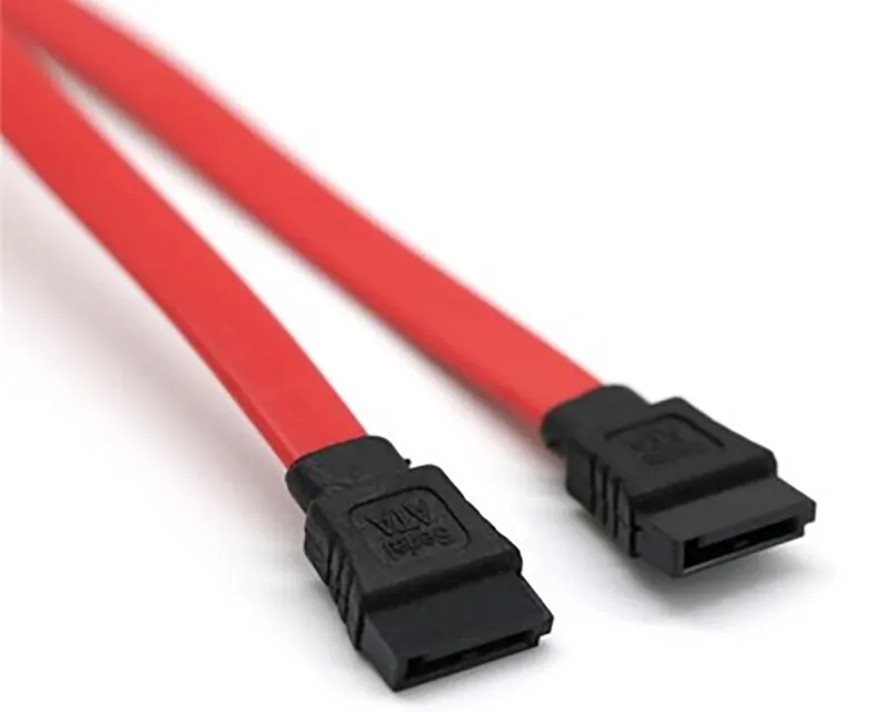 Kabl S-ATA data 0.5m sa metalnim kopčama