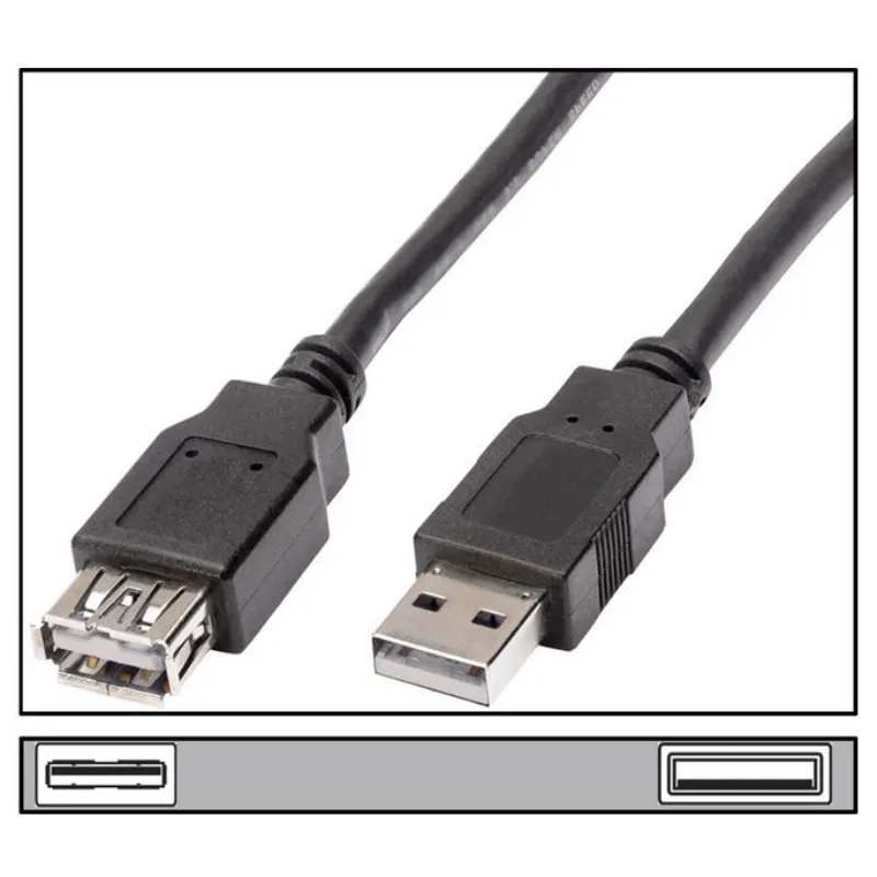 Kabl USB A-M/A-F 5m produžni