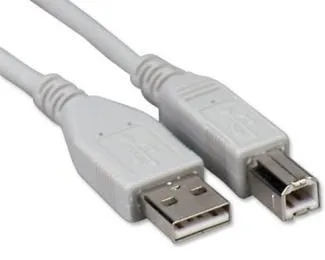Kabl USB A - USB B M/M 3m sivi