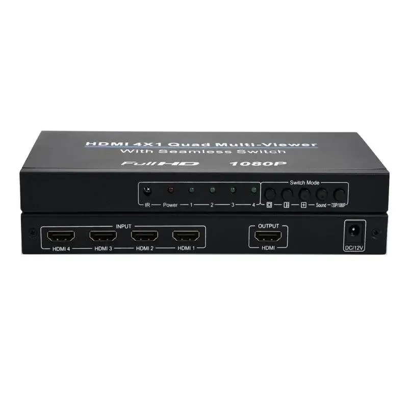 Kettz MQ-K400 1080p HDMI 4x1 Quad Multi-viewer