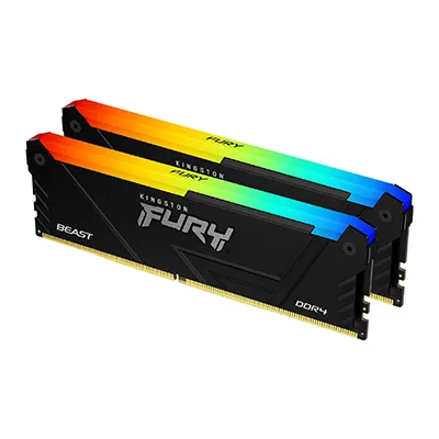 Kingston DDR4 64GB (2x32GB kit) 3200MMT/s Fury Beast RGB (KF432C16BB2AK2/64)