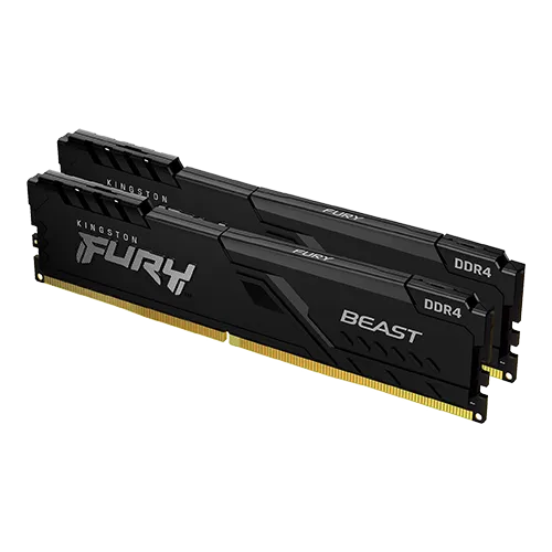 KINGSTON Fury Beast 16GB (2 x 8GB) DDR4 3600MHz CL17 - KF436C17BBK2/16