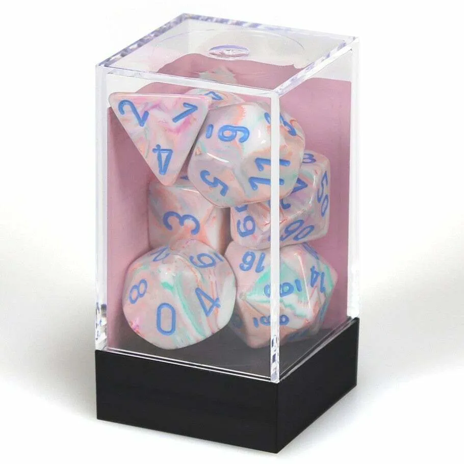Kockice Chessex - Festive - Pop Art & Blue (7)