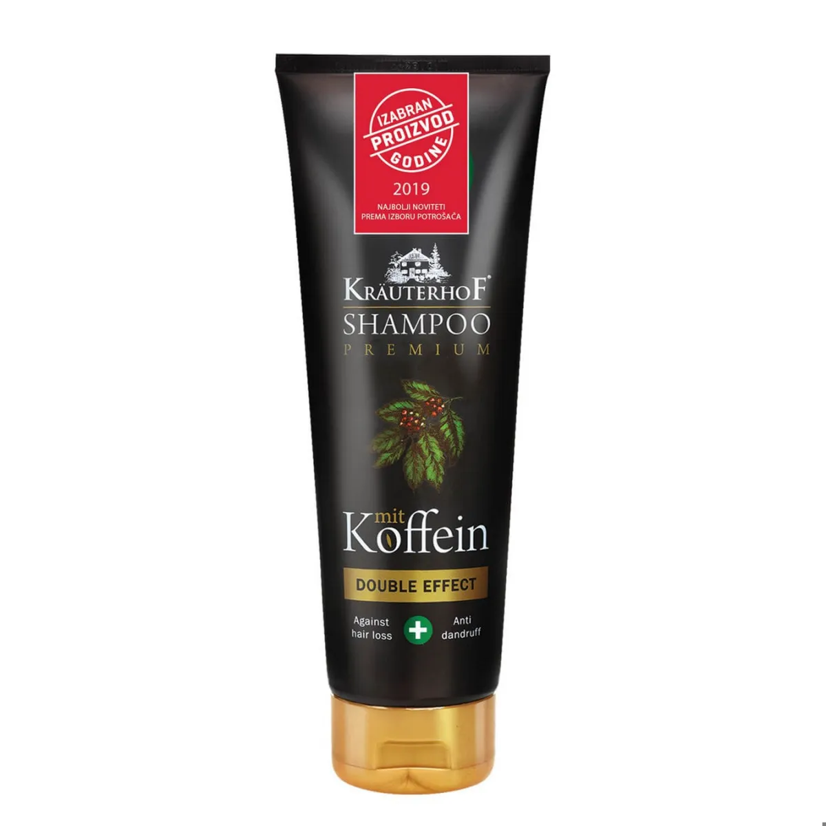 KRAUTERHOF ŠAMPON KOFEIN - DOUBLE EFFECT 250ML