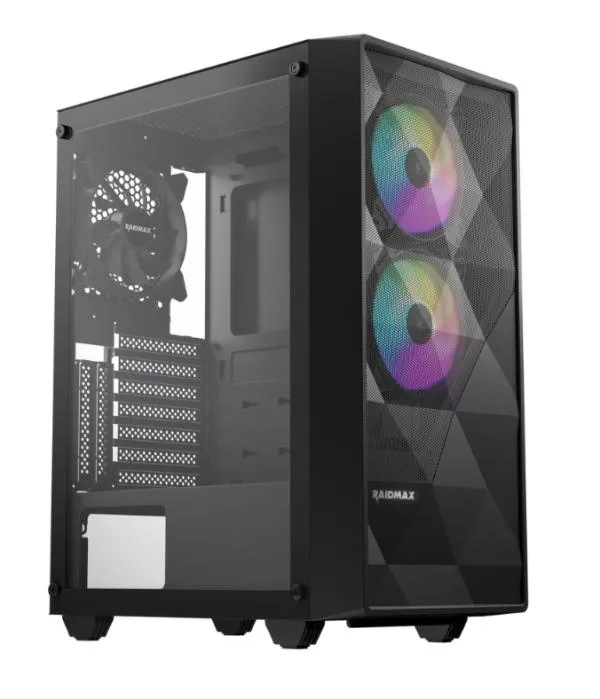 Kuciste Raidmax Meshian X902 Black ARGB 3x ARGB fan/Window/X902TBF
