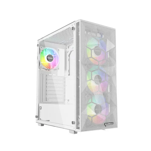 Kuciste Raidmax Talos window/White 4x 120mm FRGB/650W/RT650RGBW