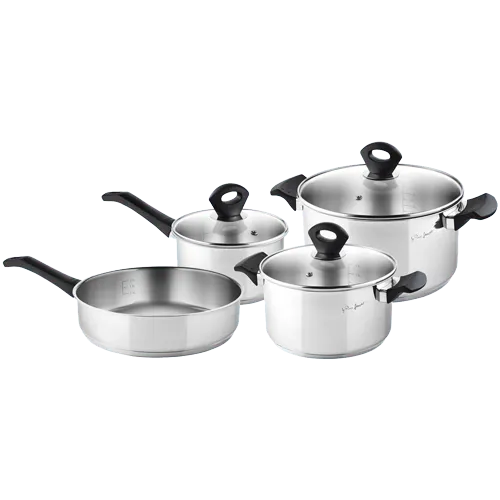 LAMART Set lonaca LT1110  Nerđajući čelik Četiri 16cm/18cm/20cm/24cm 1.6l/3.2l/5.6l/2.4l