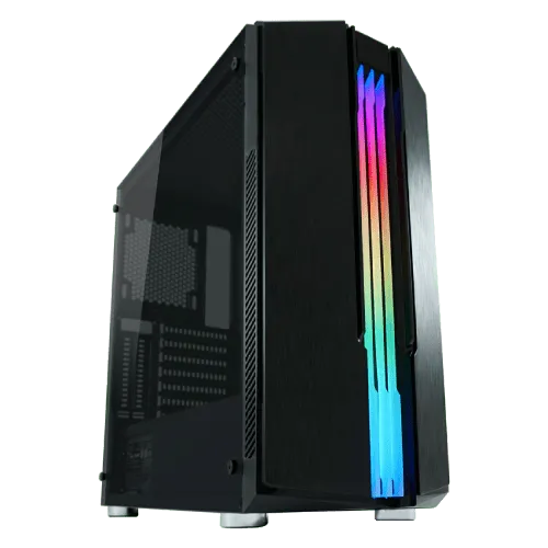 LC-POWER Kućište Gaming 702B Skyscraper X - LC-702B-ON  Midi Tower Micro-ATX Mini-ITX ATX Bez napajanja Crna