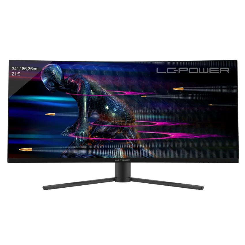 LC Power LC-M34-UWQHD-165-C VA zakrivljeni gejmerski monitor 34