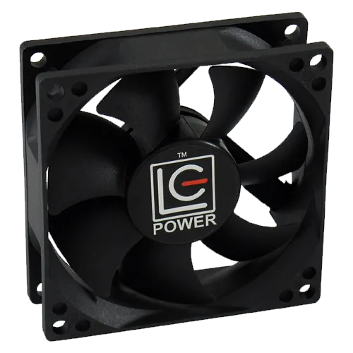 LC-POWER ventilator LC-CF-80 (Crni)  Ventilator Vazdušno hlađenje 80 x 80 x 25 mm