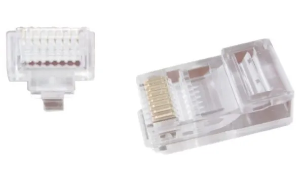 LC-PTU-01/100 Gembird Universal pass-through modular CAT5 UTP plug 8P8C 100u pak /CENA PO PAKOVANJU