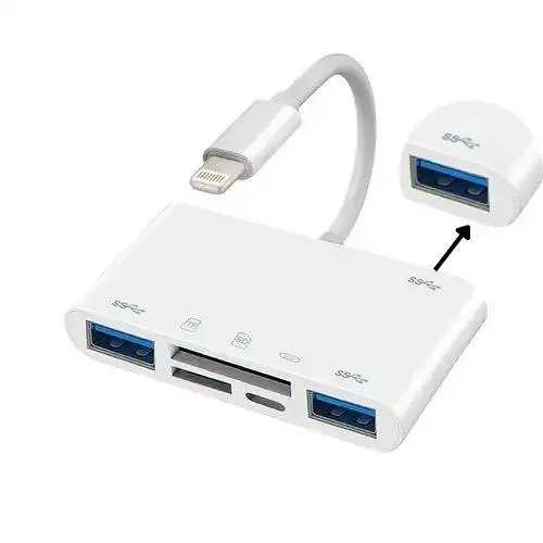 Lighting Čitač kartica 61 2*USB3.0 1*TF 1*SD 1*Lighting