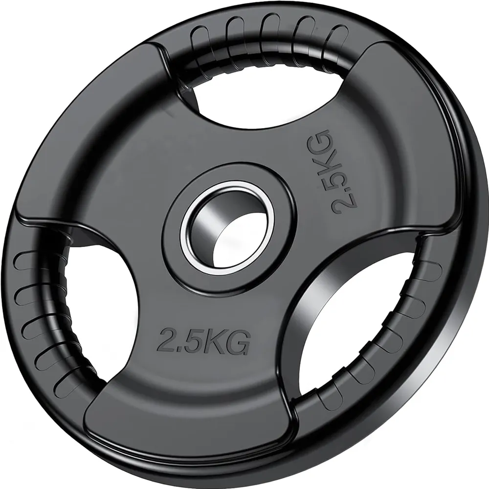 LiveFit Gumirana ploča teg sa rukohvatom DB1427 25kg