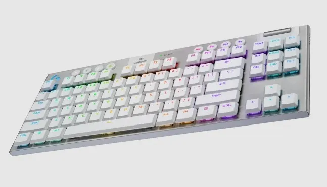 Logitech G915 X LIGHTSPEED TKL LowProfile Wireless Gaming Kbd White US