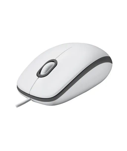 LOGITECH Žični miš M100 Beli