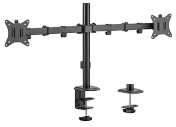 MA-D2-01 Gembird Podesivi dupli stoni drzac za monitor tilt 17-32 max.2x9kg (alt. MA-DF2-01)