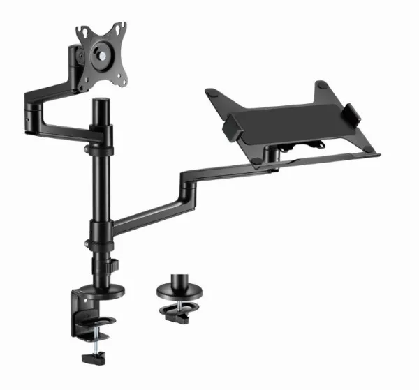 MA-DA-04 Gembird Podesivi stoni drzac za monitor tilt 17-32 max.8kg + nosac za laptop