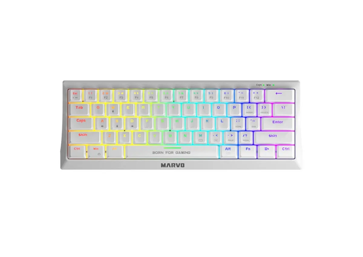 MARVO Gejmerska tastatura KG962 White B