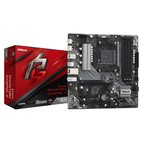 Matična ploča ASRock B550M Phantom Gaming 4  AMD AMD® AM4 AMD® B550