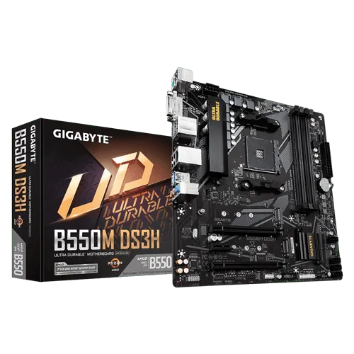 Matična ploča GIGABYTE B550M DS3H (rev. 1.x)  AMD AMD® AM4 AMD® B550 Micro ATX
