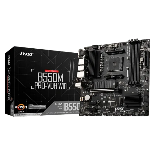 Matična ploča MSI B550M PRO-VDH WIFI  AMD AMD® AM4 AMD® B550 Micro ATX