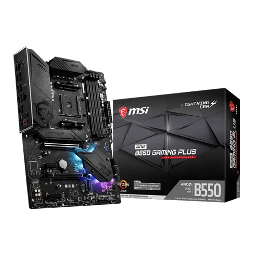 Matična ploča MSI MPG B550 GAMING PLUS  AMD AMD® AM4 AMD® B550