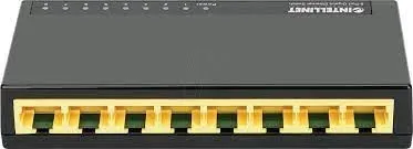 MH Network Swc1 Gb 8-PortDesktopRJ45Plastic Case crni