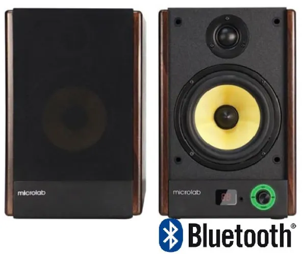 Microlab SOLO5 Aktivni drveni zvucnici 2.0 90W RMS (30W+15W)*2 525+1 Bluetooth Optical 2RCA