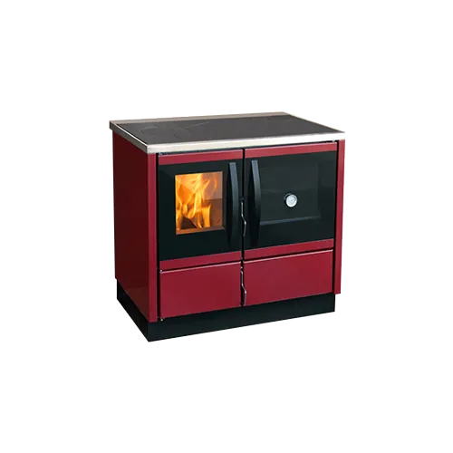 MILAN BLAGOJEVIĆ Šporet za etažno grejanje MBS THERMO ROCKY - Bordo  Etaž 25 kW Drvo/17 kW Ugalj  Desno Drvo/Ugalj