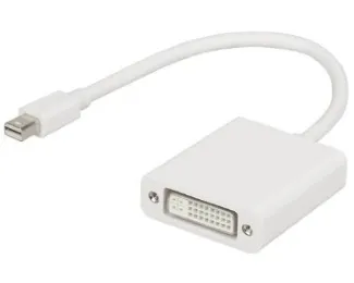 Mini DisplayPort (M) - DVI-I Dual Link (F) crni