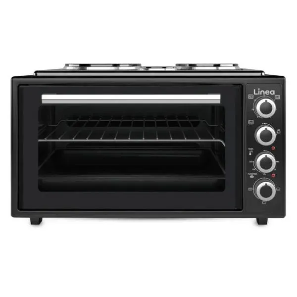 Mini šporet LINEA LMO45-0611 3100W 3 ringle crna