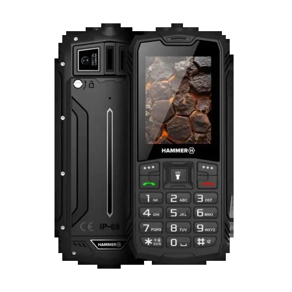 Mobilni telefon Hammer ROCK LTE Black IP68