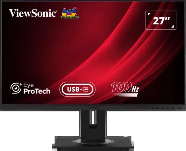 Monitor 27 Viewsonic VG2755-2K 2560x1440/QHD/100Hz/IPS/5ms/HDMI/DP/4x USB/USB-C/Pivot/Zvučnici