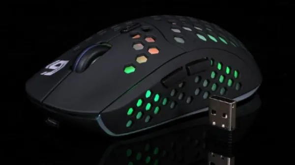 MUSG-RAGNAR-WRX500 Gembird Gejmerski bezicni mis LED illumination Li-battery 6-button 125mm