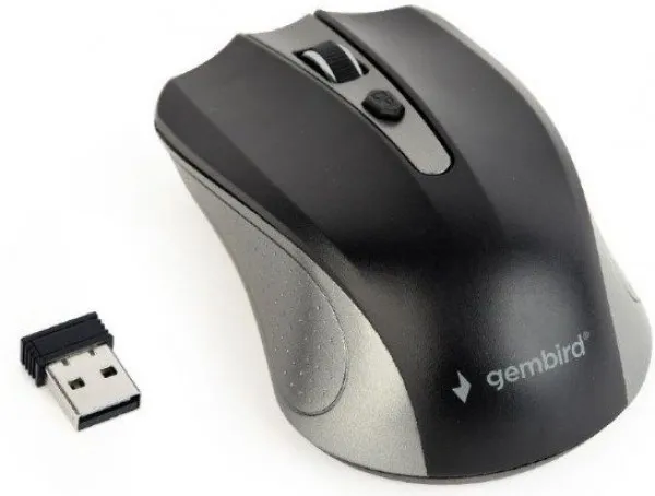 MUSW-4B-04-GB Gembird Bezicni mis 24GHz opticki USB 800-1600Dpi spacegrey/black 99mm