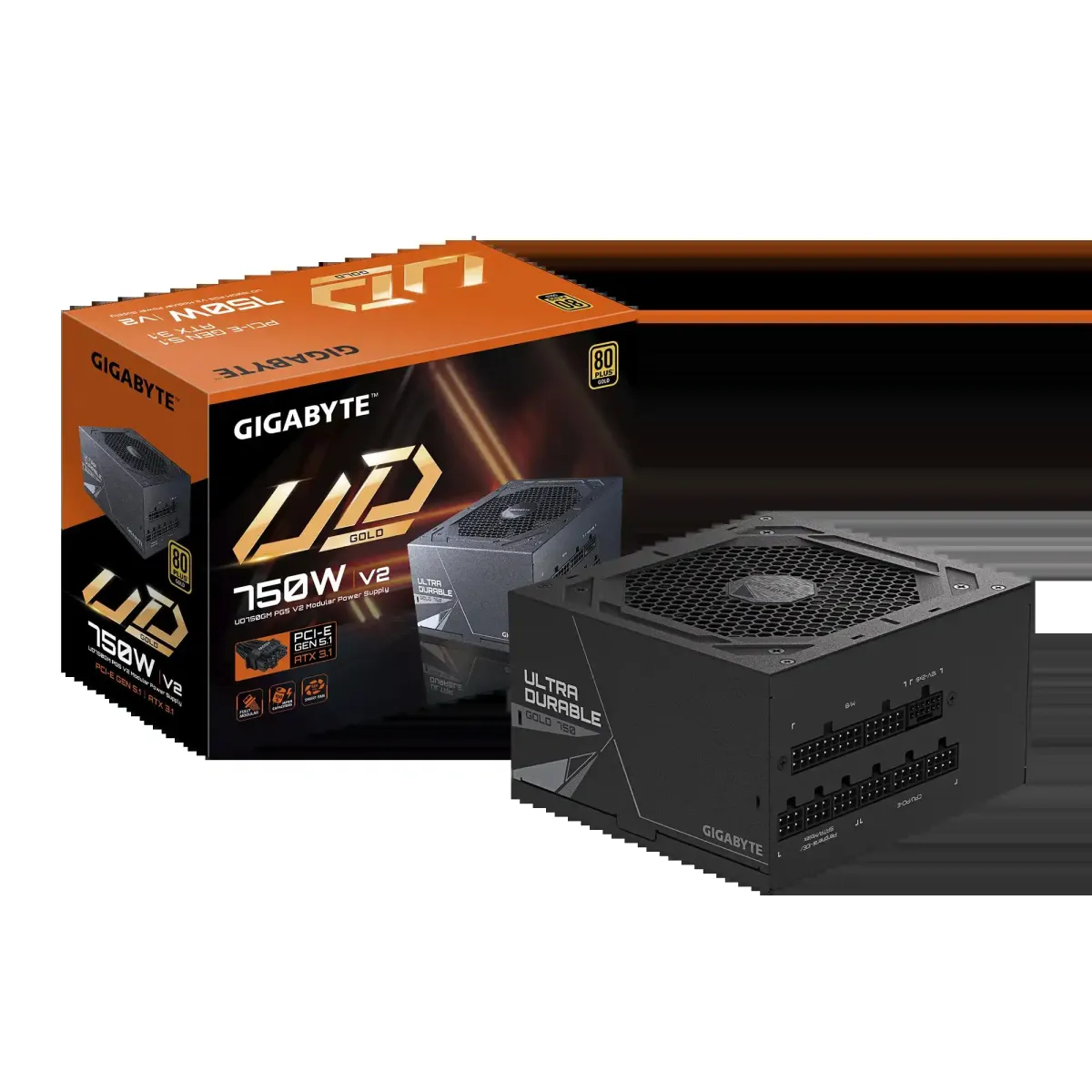 Napajanje 750W Gigabyte GP-UD750GM PG5 V2 Gold- modularno