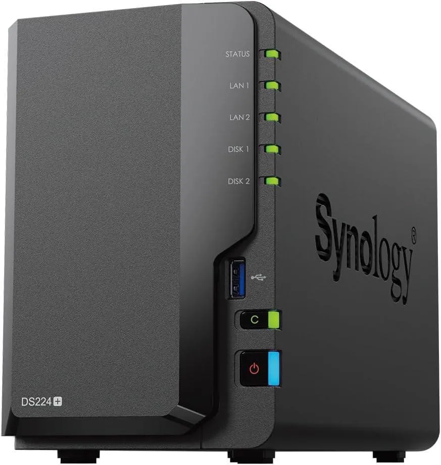 NAS Synology DS224+ DiskStation+ serija 2HDD 2LAN 2USB