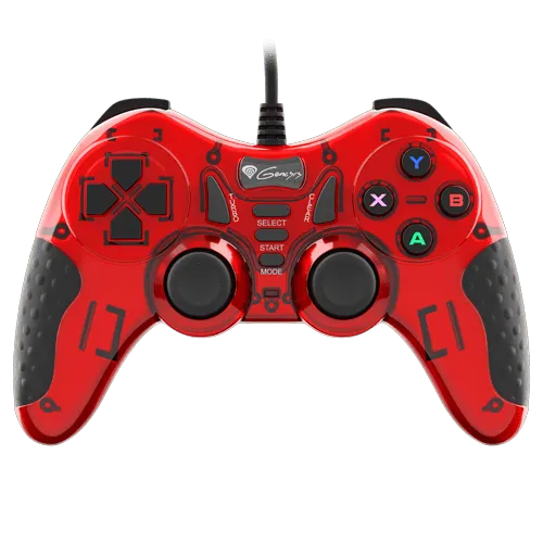 NATEC GENESIS Gamepad MANGAN 200 (Crveni/Crni) NJG-1425  Četvorosmerni kursor USB Windows