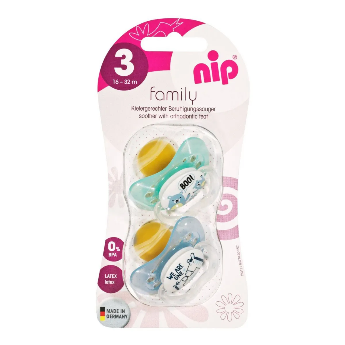 NIP FAMILY KAUČUK LAŽA 16-32 2 KOM DEČACI