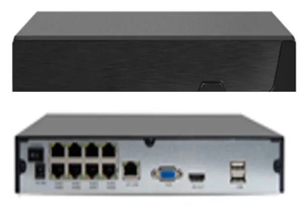 NVR-P3008POE 8CH GMB 8 kanala do 8 megapiksela H.265 XMEYE App Onvif P2P iCloud do 6TB POE